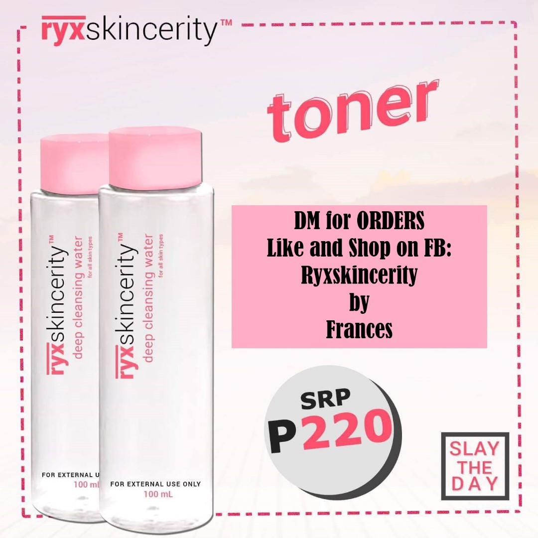 ryx deep cleansing water