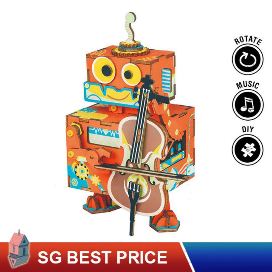 Sg Best Robotime Diy Rotating Music Box Dream Series