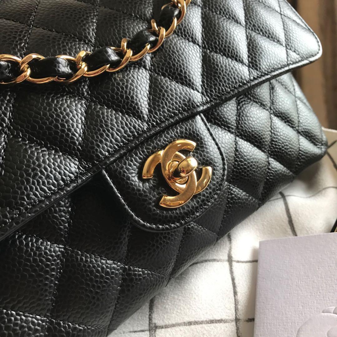 Chanel Classic Flap Bag Lambskin or Caviar Investment or Not  LUXYBIT