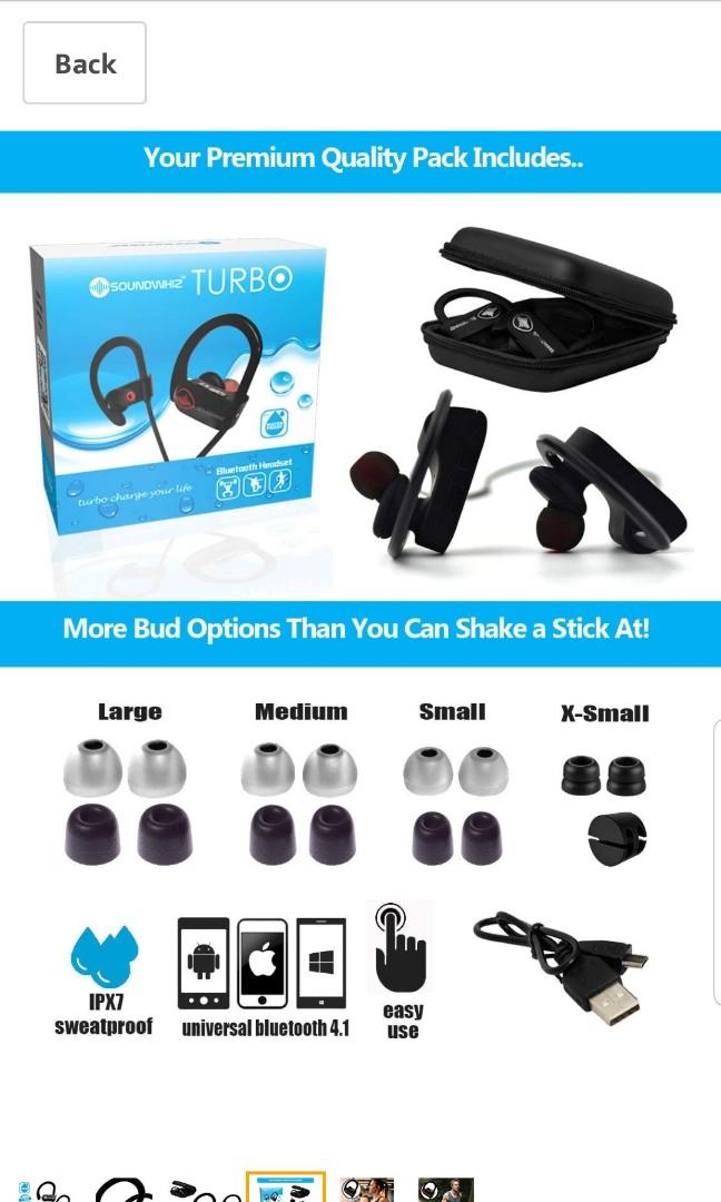 Soundwhiz turbo headset, Audio 