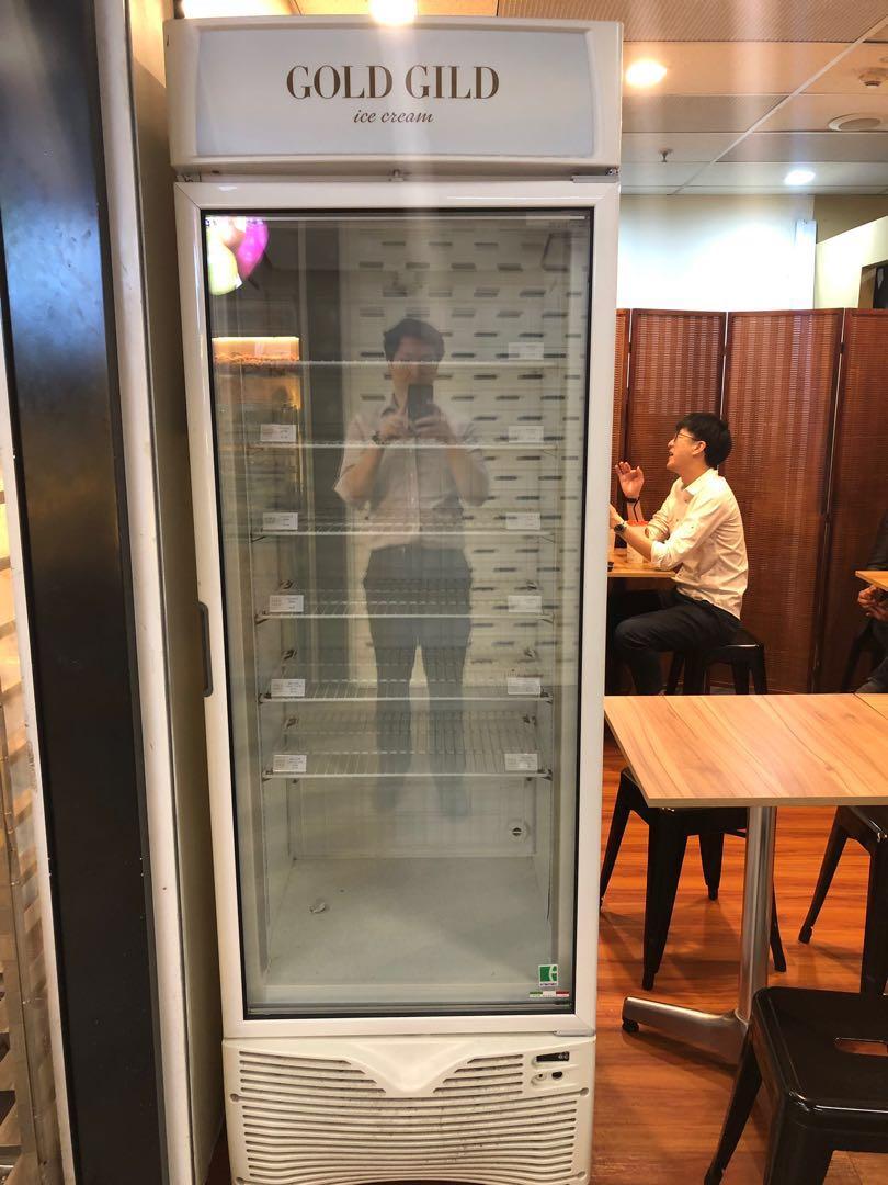 Standing Display Freezer Italian Framec430NV, TV & Home Appliances