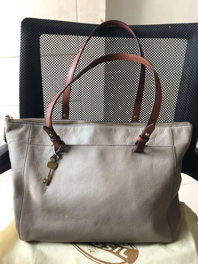 Fossil rachel satchel store taupe