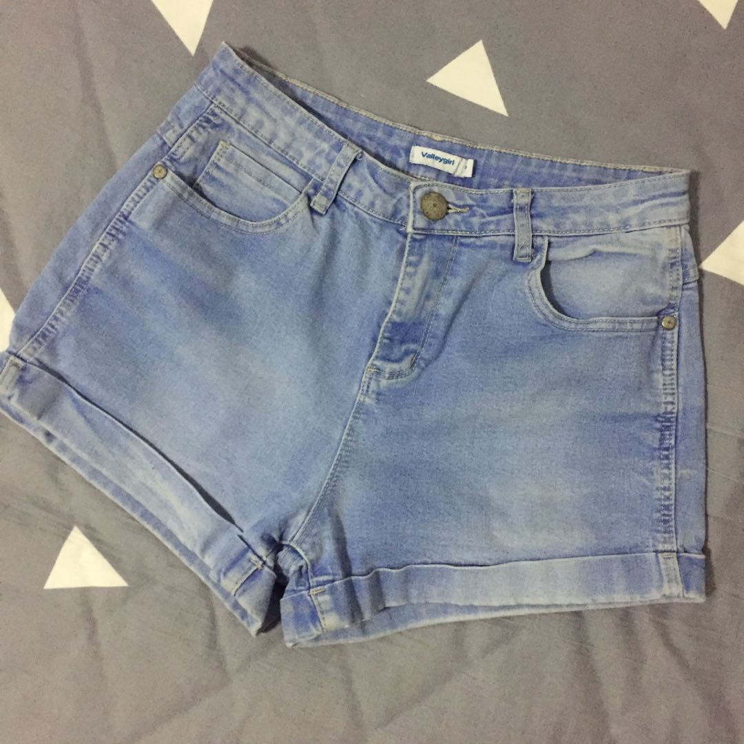valley girl denim shorts
