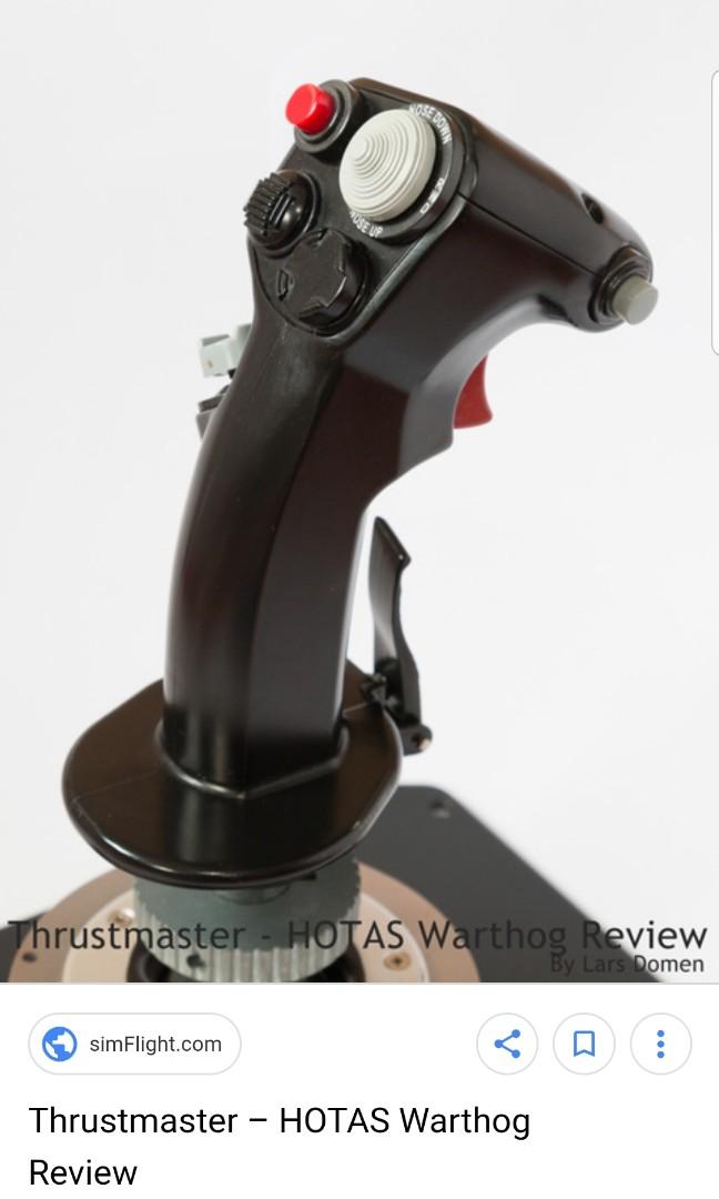 Thrustmaster Warthog Stick w/base ONLY, TV & Home Appliances, TV