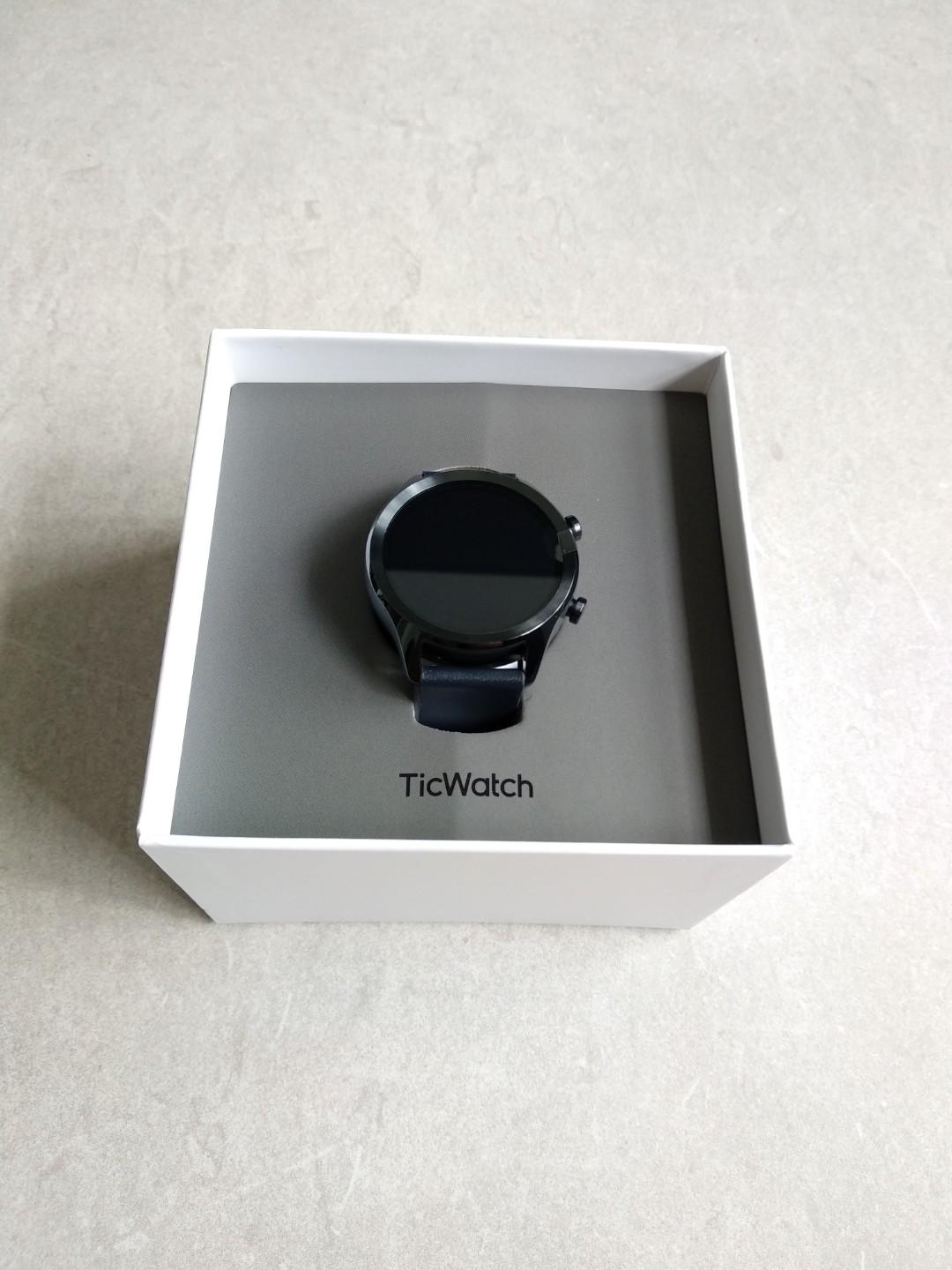 Ticwatch C2 Onyx Android Wear Smartwatch Mobvoi NOT XIAOMI, Mobile Phones \u0026  Gadgets, Wearables \u0026 Smart Watches on Carousell
