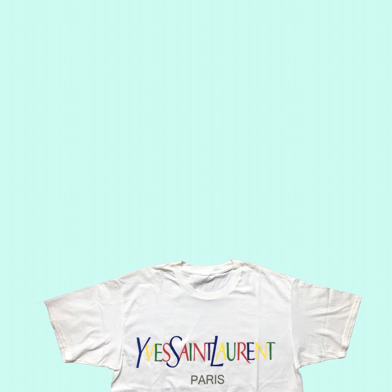 Vintage YSL tee, Men's Fashion, Tops 