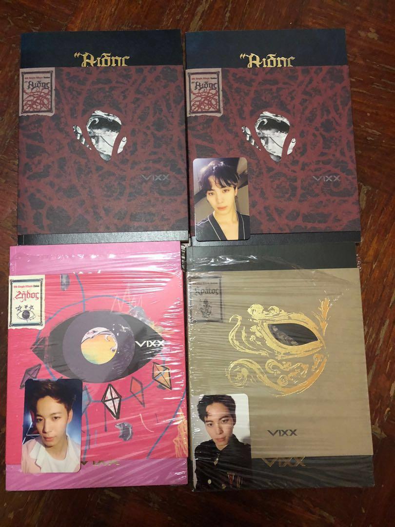 Vixx Clearance Vixx 2016 Conception Trilogy Albums Zelos Kratos Hades Entertainment K Wave On Carousell N, leo vixx official accounts: carousell
