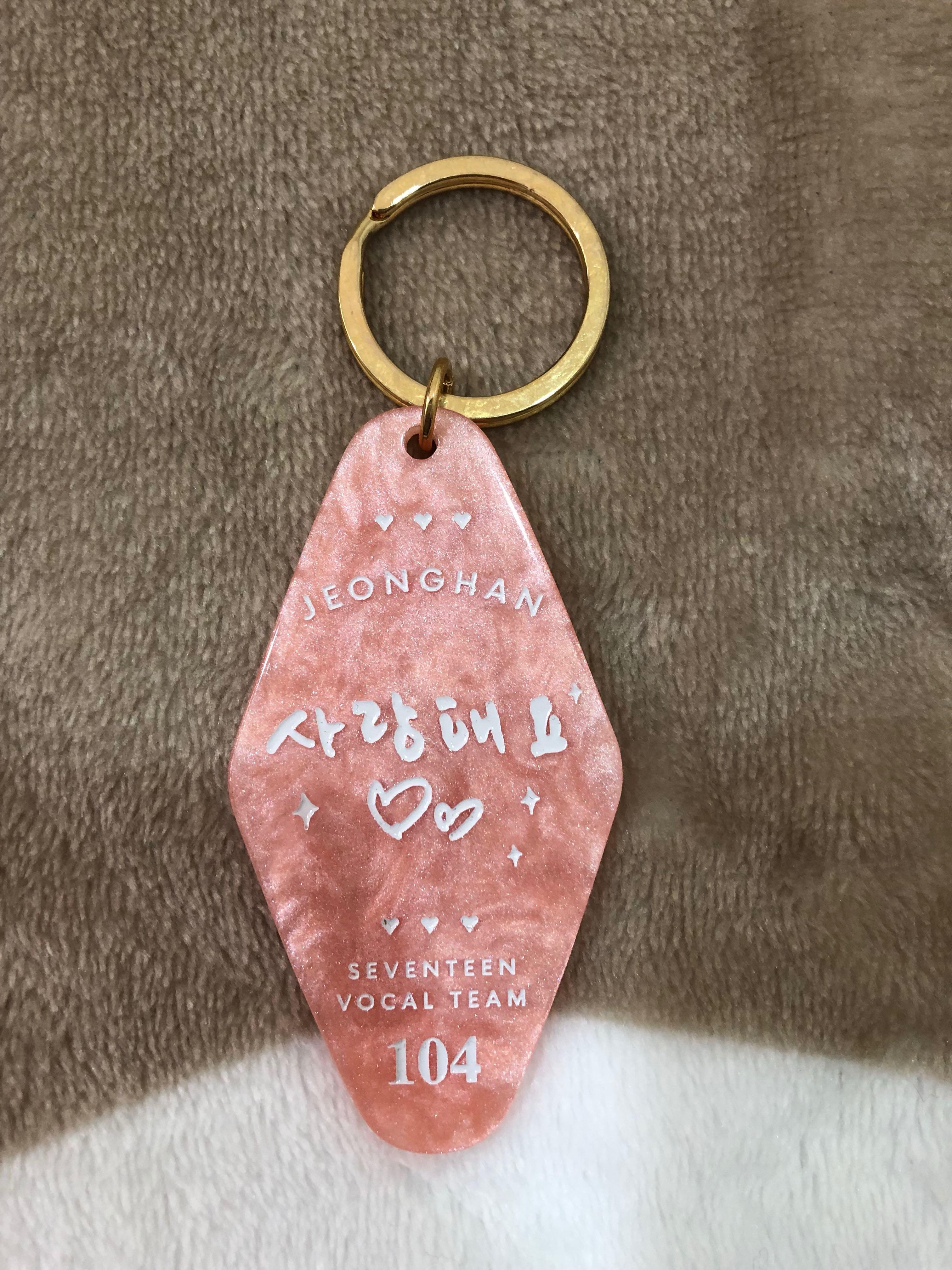 bts hotel keychain
