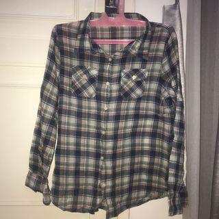 COTTON ON KEMEJA FLANNEL SIZE M FIT TO L