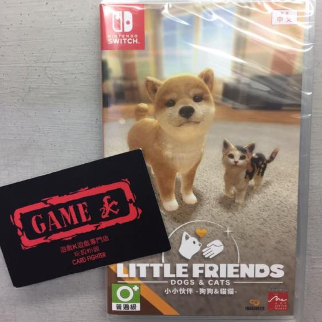 全新ns 任天堂nintendo Switch 小小伙伴 狗狗 貓貓little Friends Dogs Cats 行貨中文版 狗貓任天狗任天貓 遊戲機 遊戲機遊戲 Nintendo 任天堂 Carousell