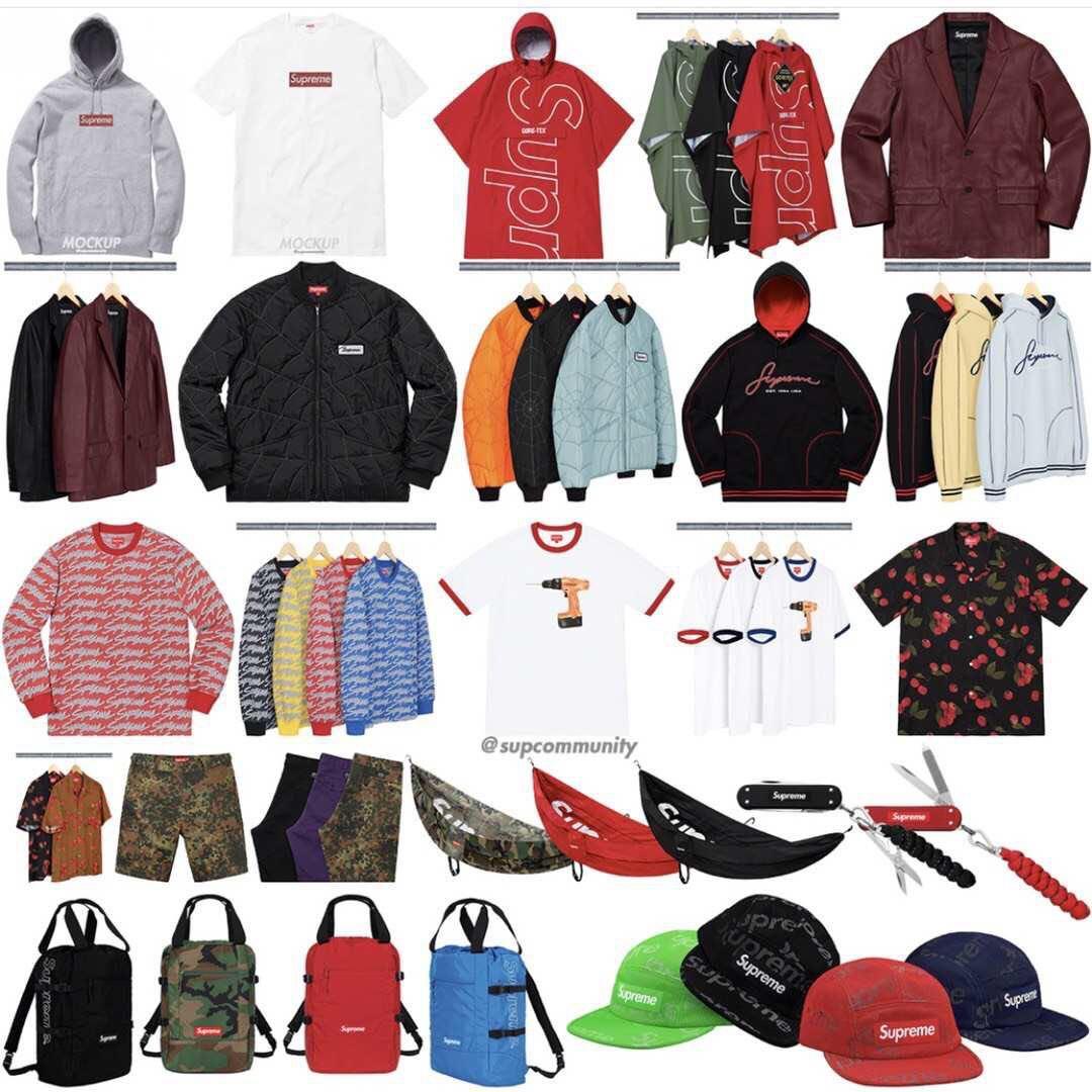Supreme ss19 sales week 9