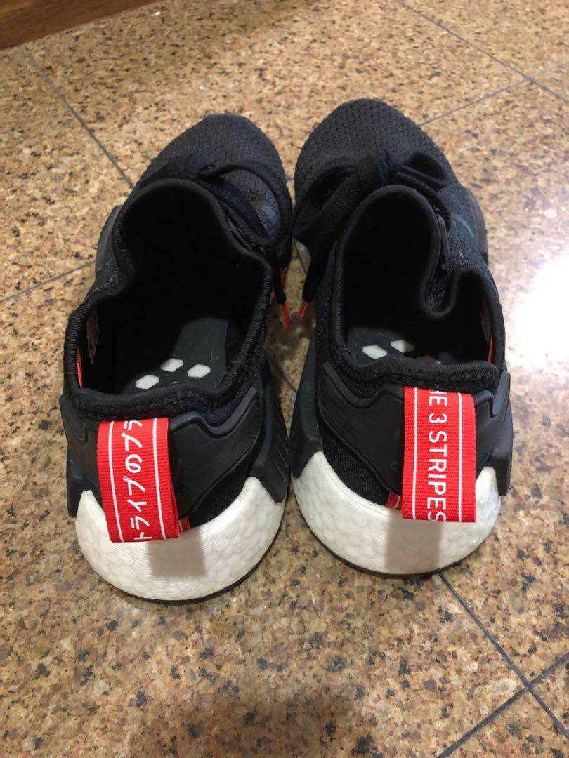 NMD R1 Black and Orange Stripe from Japan, Men's Fashion, Footwear, Sneakers on Carousell