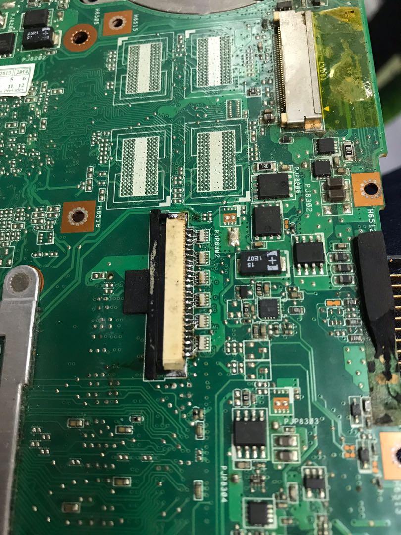 Asus laptop motherboard damage repair, Computers & Tech, Laptops