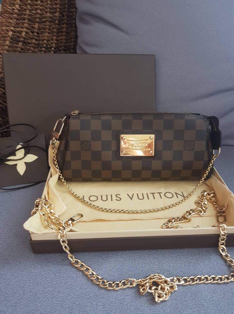 Louis Vuitton, Bags, Louis Vuitton Damier Ebene Orsay Clutch Bag Lv Auth  Am97g