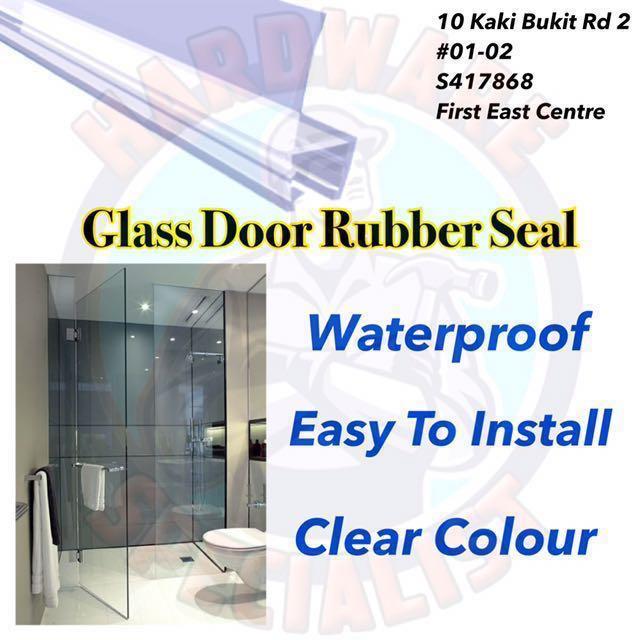 Bathroom H Shape Glass Door Seal For 玻璃擋水條