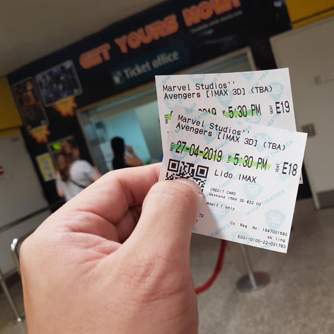 Best Seats Marvel Studios Avengers Endgame Shaw Theaters Lido 2 Imax 3d Movie Tickets For S 200 Entertainment Events Concerts On Carousell I would think anywhere in the movie theater will be good in the 3d anywhere past the first 3 rows. best seats marvel studios avengers endgame shaw theaters lido 2 imax 3d movie tickets for s 200