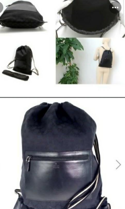 gucci clear backpack