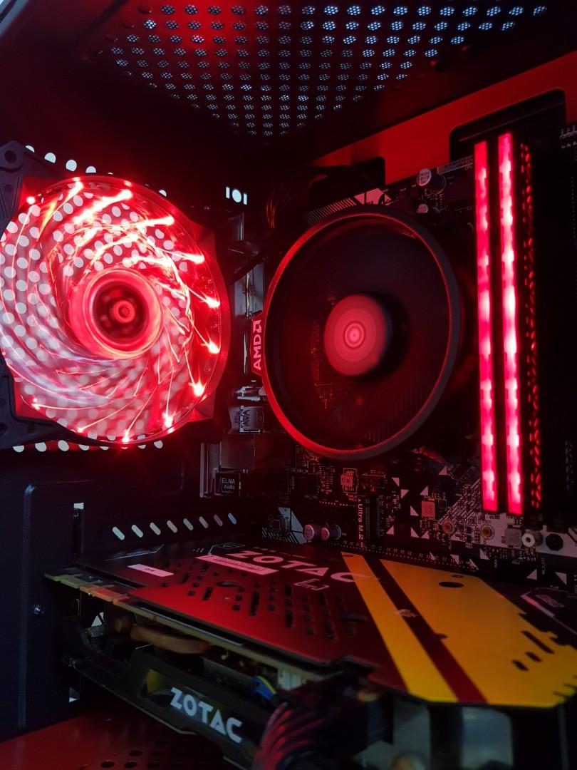 Custom Gaming PC Ryzen 5 2600 with GTX1070 Computers Tech