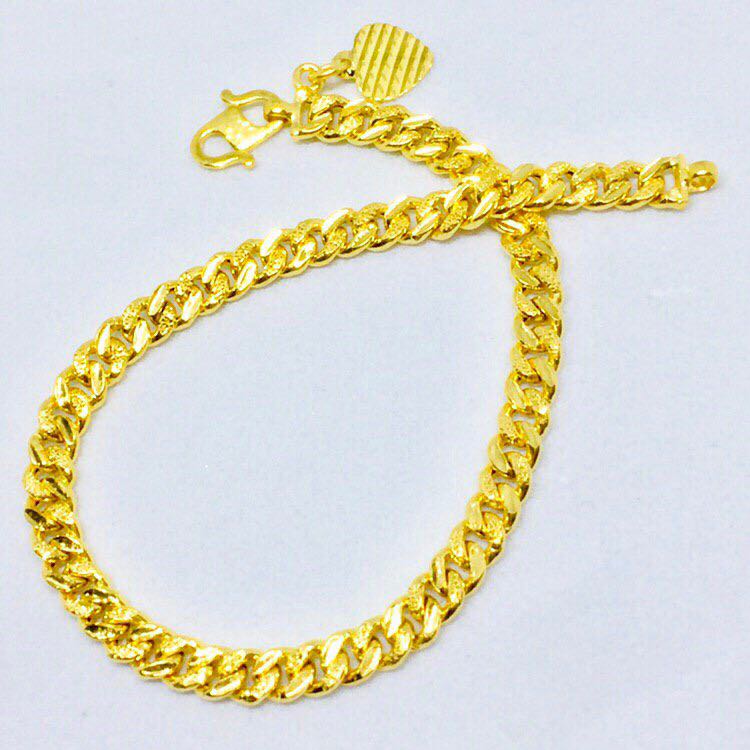 Emas 916 Tulen Rantai Tangan Gelang Pasir 0 4cm Offer Murah Women S Fashion Jewellery On Carousell
