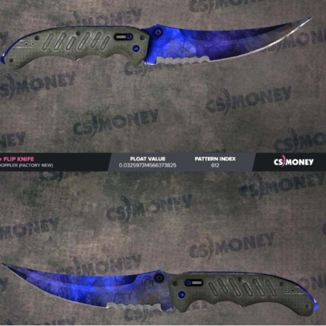 Flip Knife Doppler Phase 4 Toys Games Video Gaming In Game Products On Carousell