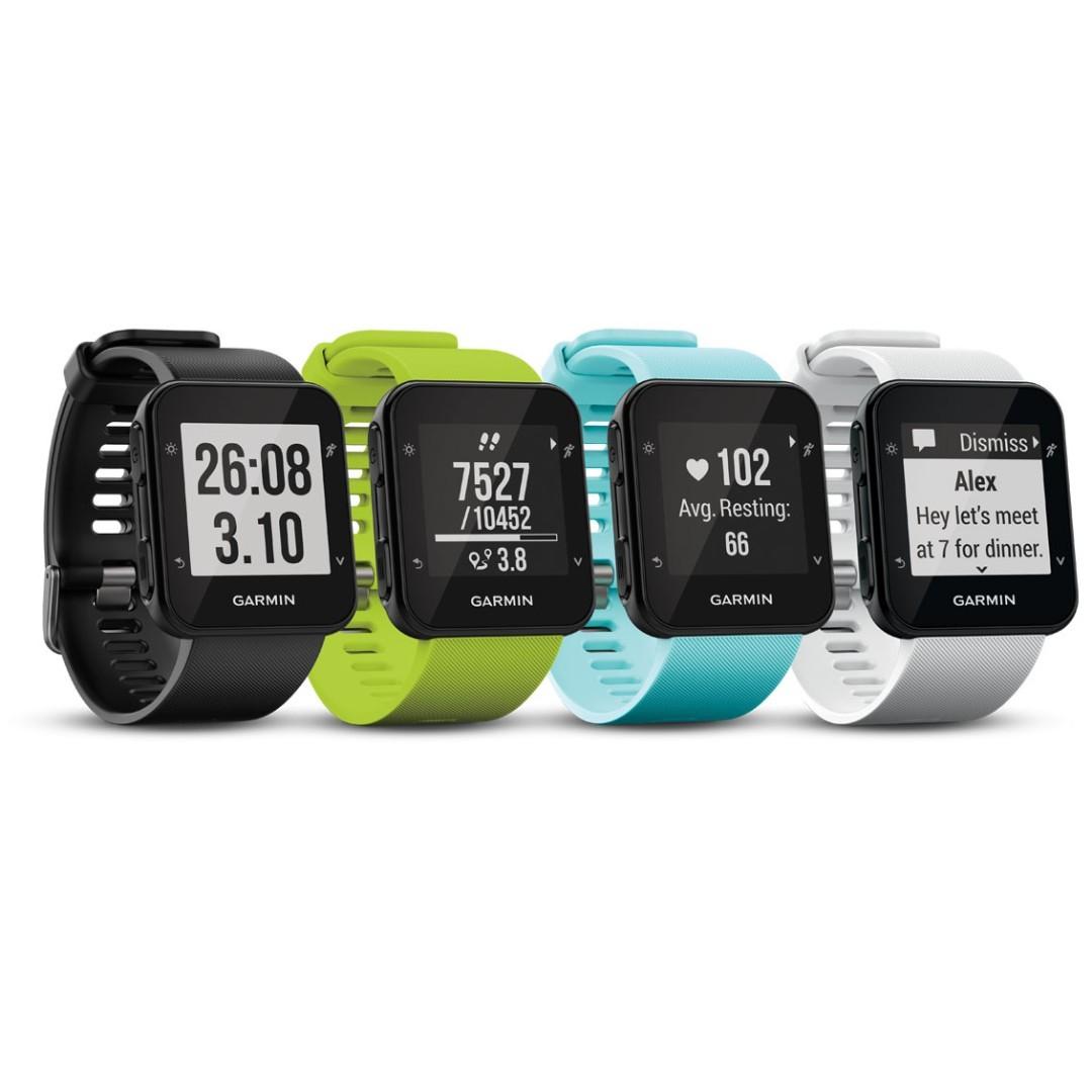 Garmin Forerunner 35 GPS Running Watch Heart Rate monitor smartwatch band iphone