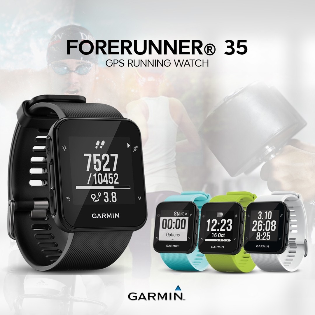 Garmin Forerunner 35 GPS Running Watch Heart Rate monitor