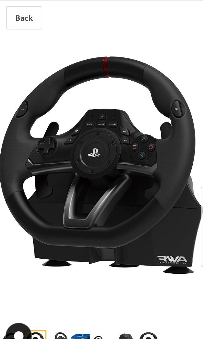 Hori RWA racing wheel apex for ps4 and ps3, Video Gaming, Gaming