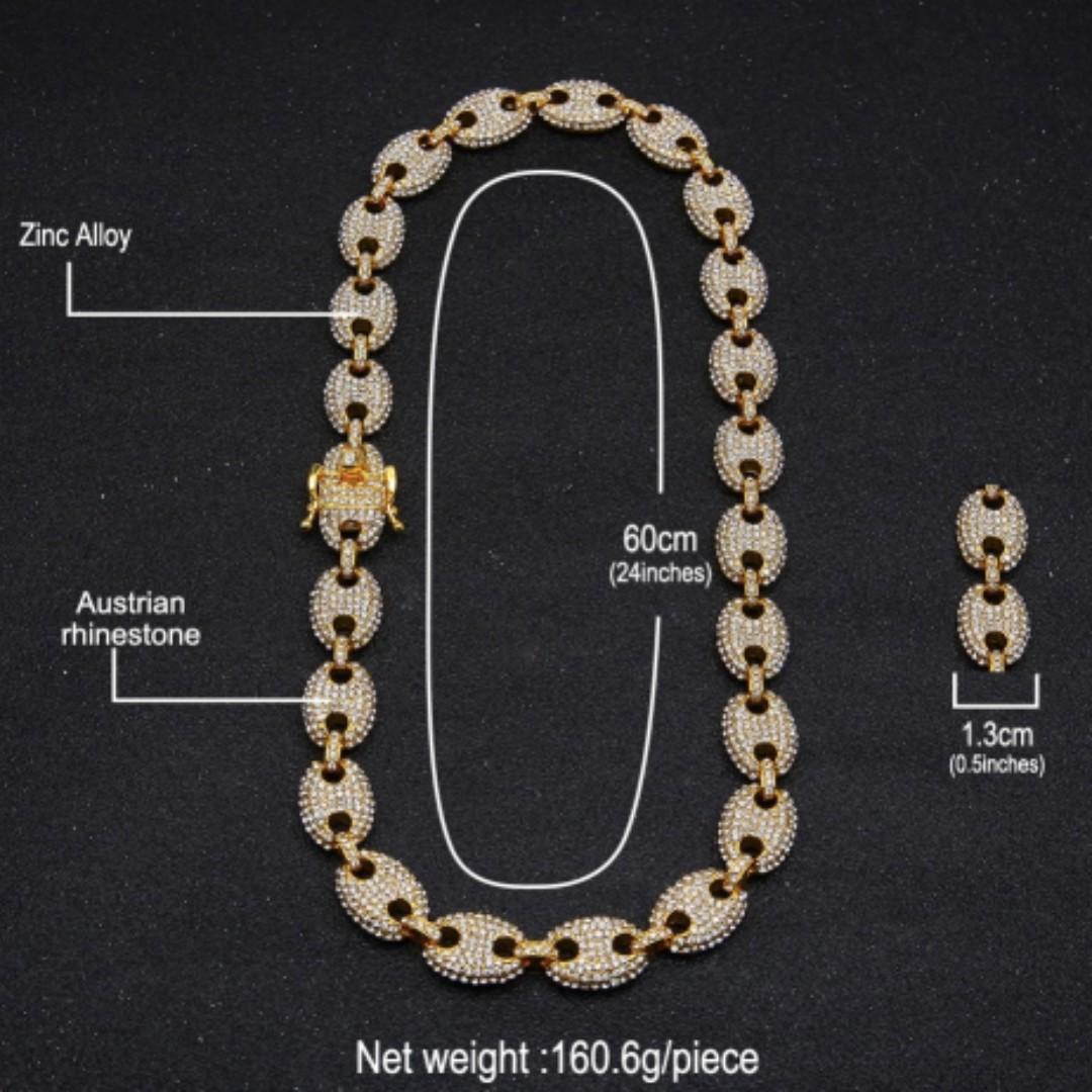 White gold clearance gucci link bracelet
