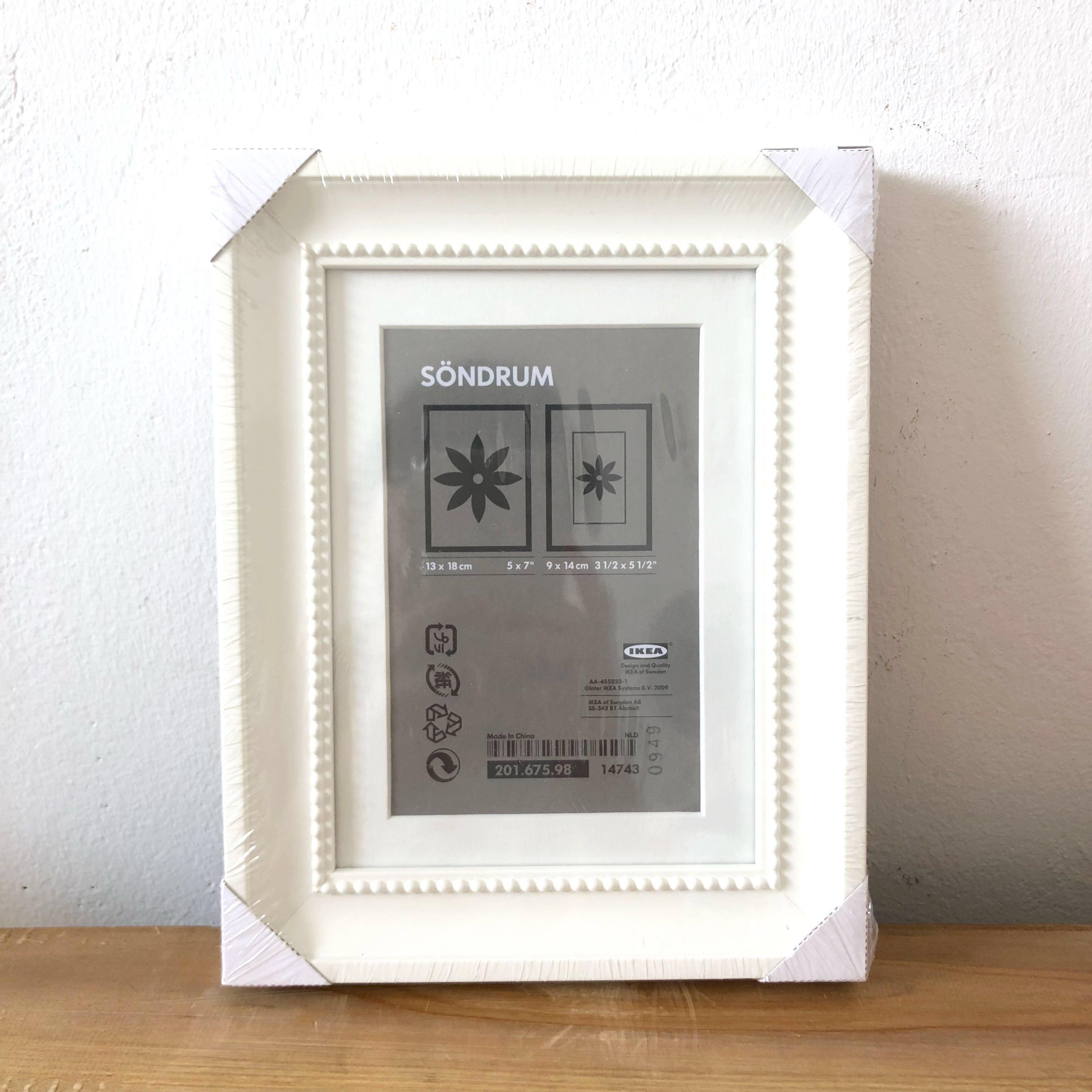Ikea Sondrum White Photo Print Art Frame Furniture Home Decor Others On Carousell