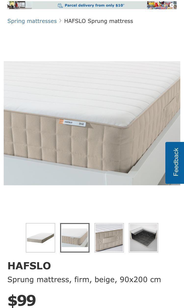 Ikea Spring Mattress Firm Super Clean 30 Furniture Beds Mattresses On Carousell