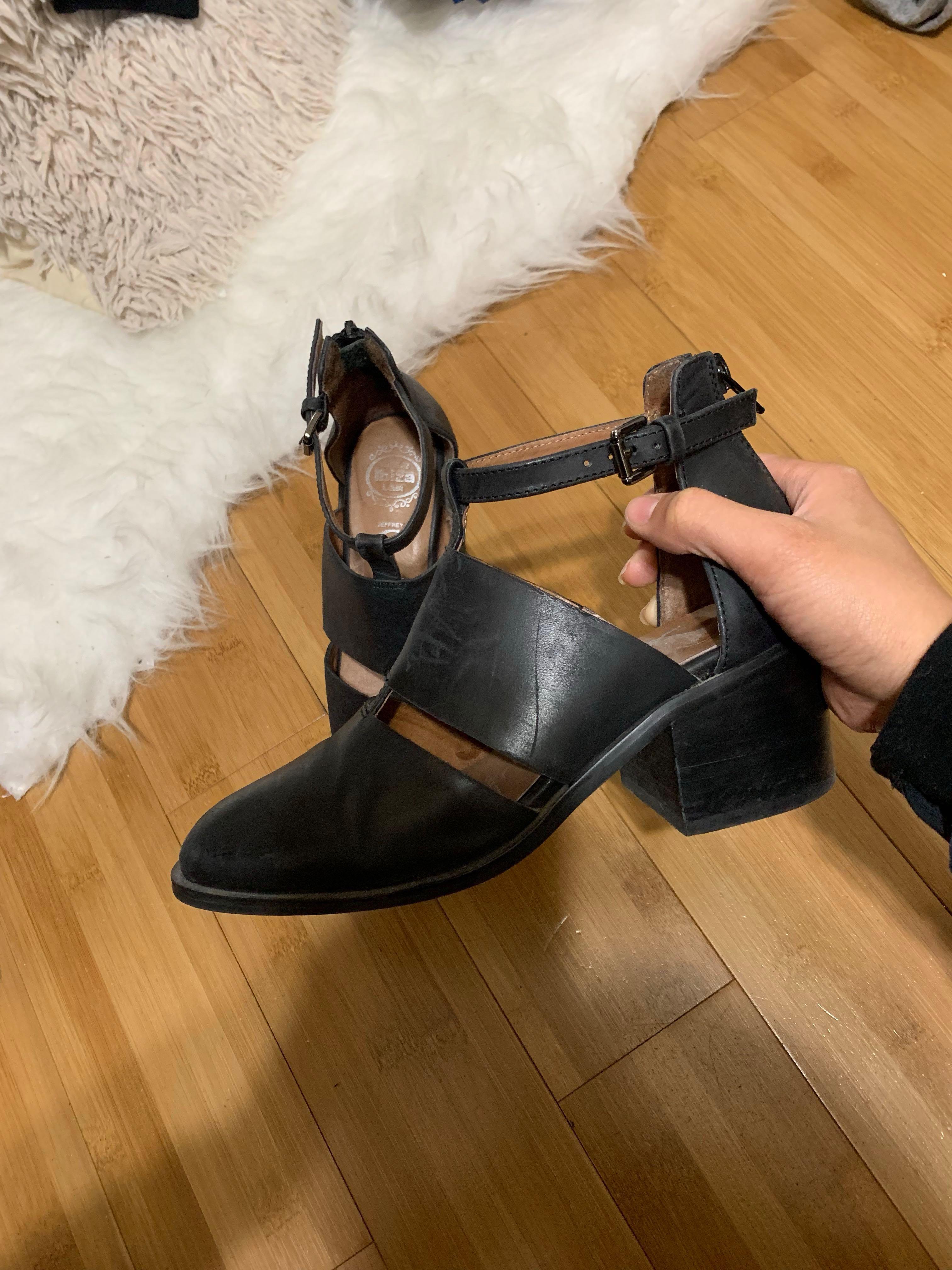 Jeffrey Campbell Carina Cutout Boots Size 5.5 Women s Fashion Shoes on Carousell