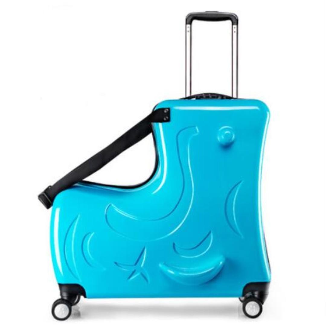 kids luggage in store