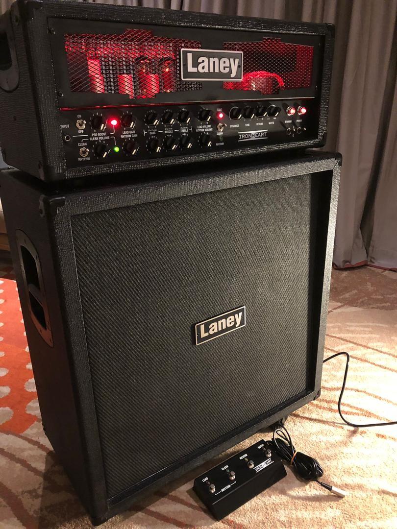 Laney Irt60 Head And Irt412 Cabinet Music Media Music Instruments On Carousell
