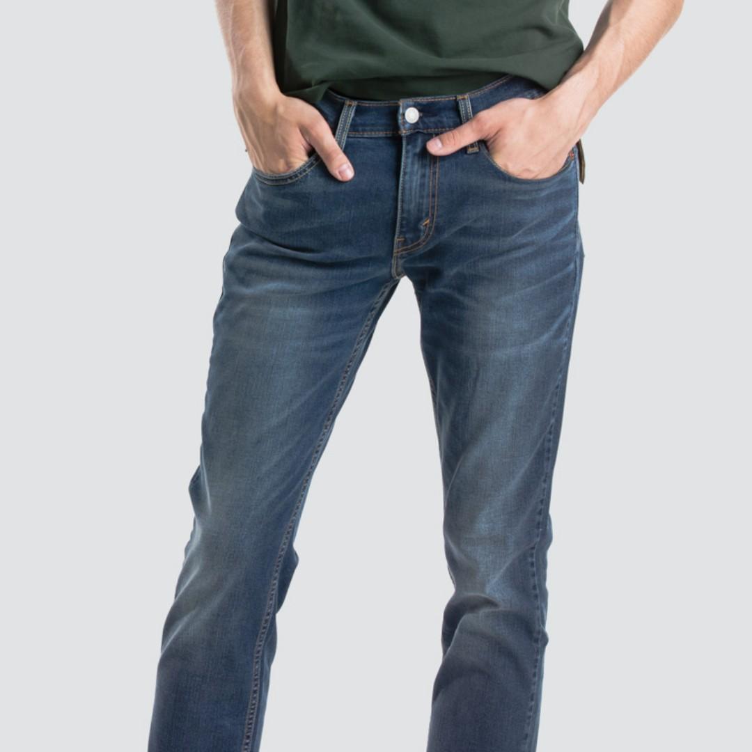 levi's 511 skinny navy blue trouser jeans
