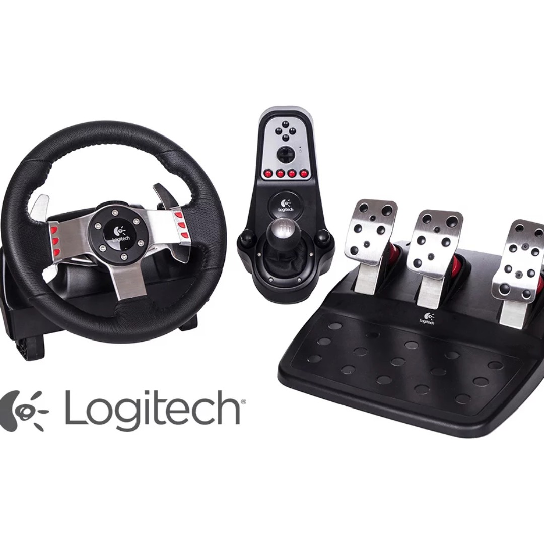 Volante Logitech G27 Racing Wheel com Force Feedback para PC/PS2/PS3 Câmbio  de 6 velocidades 941-000046 | Oficina dos Bits