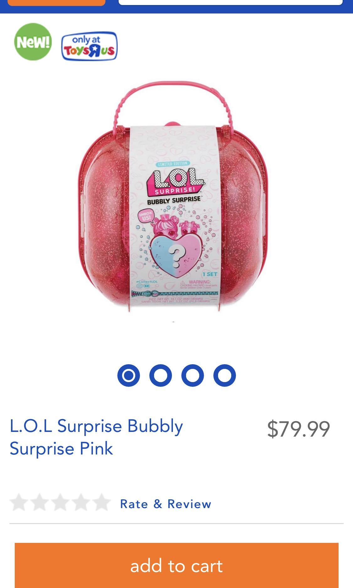 lol surprise bubbly surprise pink