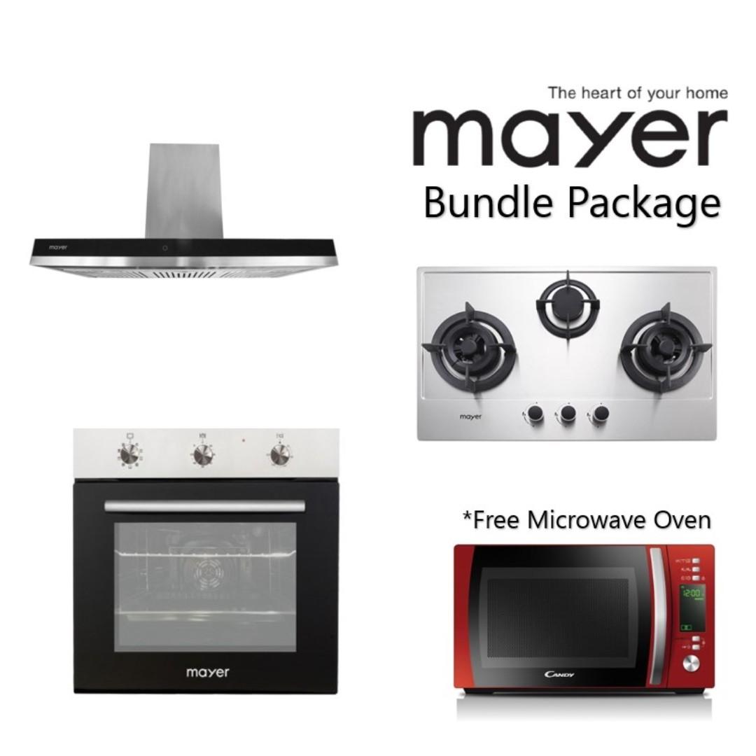 Mayer Kitchen Bundle Package With Free Microwave Oven Home Appliances Kitchenware On Carousell