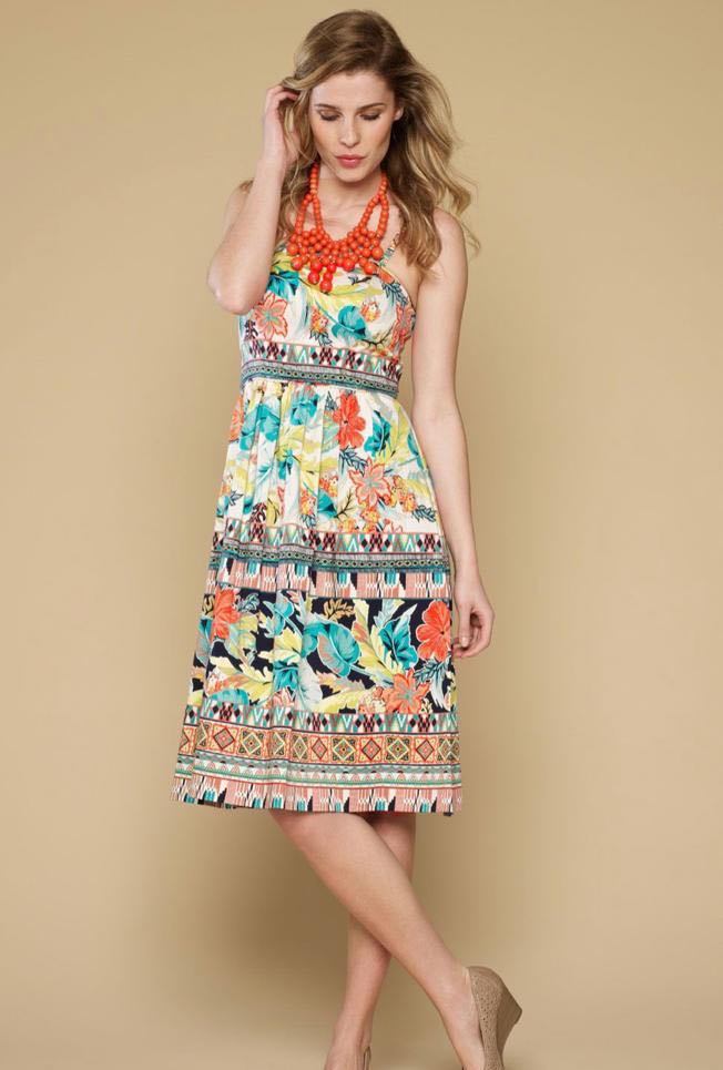 Monsoon multi coloured dress on sale