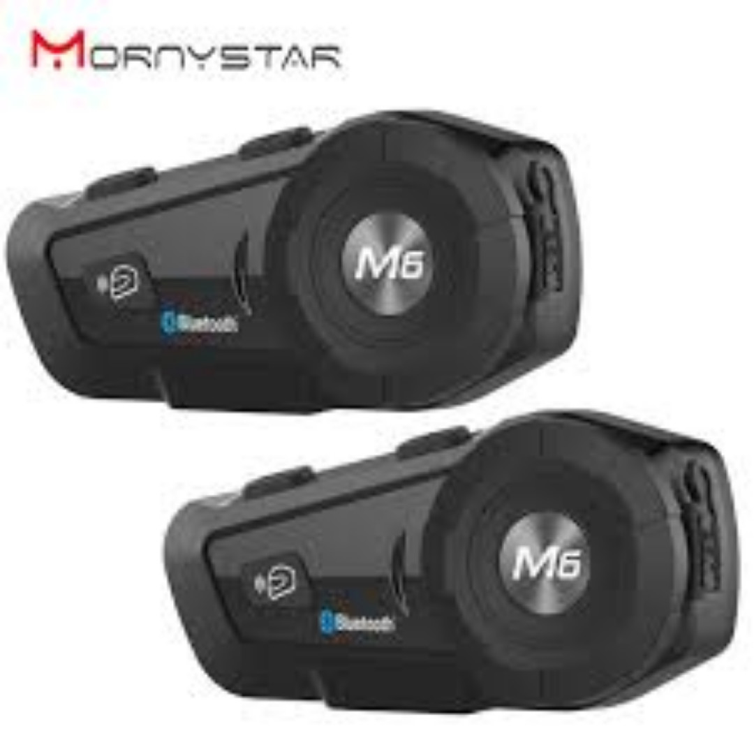 Mornystar M6 bluetooth helmet kit Twin Pack Photography