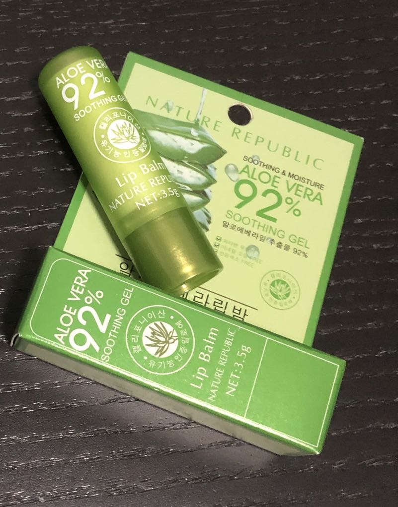 Nature Republic Aloe Vera Soothing Gel Lip Balm, Health & Beauty, Makeup on Carousell Nature Republic Aloe Vera Soothing Gel Lip Balm, Health & Beauty, Makeup on Carousell