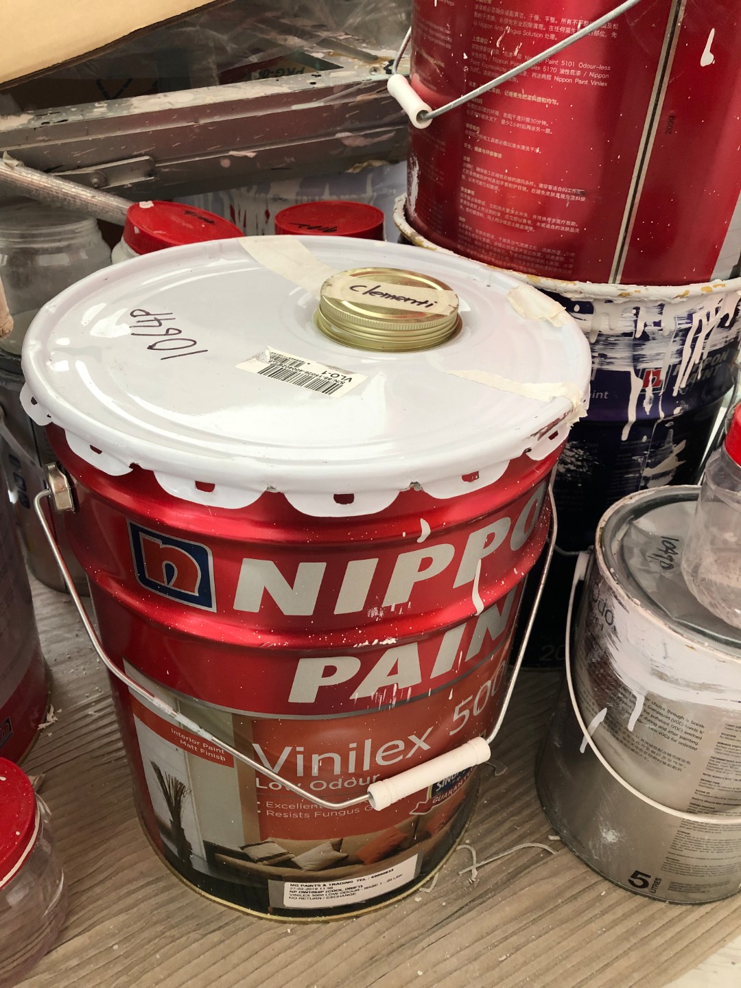 Nippon Paint 20L Cool Drift 1064P full bucket, Furniture & Home Living, Furniture, Other Home