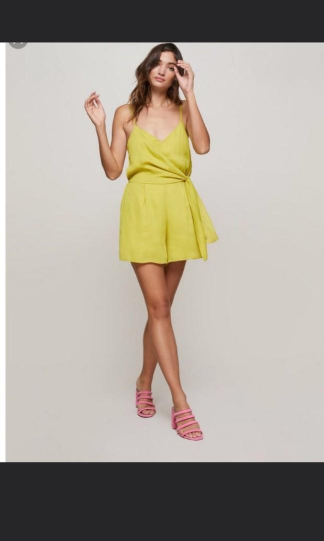 Miss selfridge 2025 yellow jumpsuit