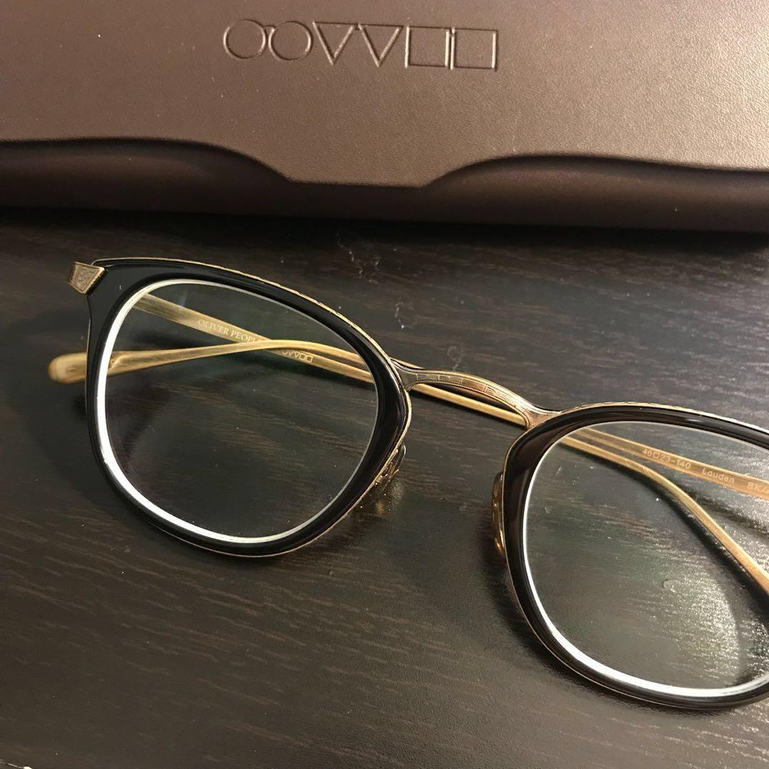 Oliver Peoples 鈦金屬日本限定手造眼镜, 男裝, 手錶及配件, 眼鏡