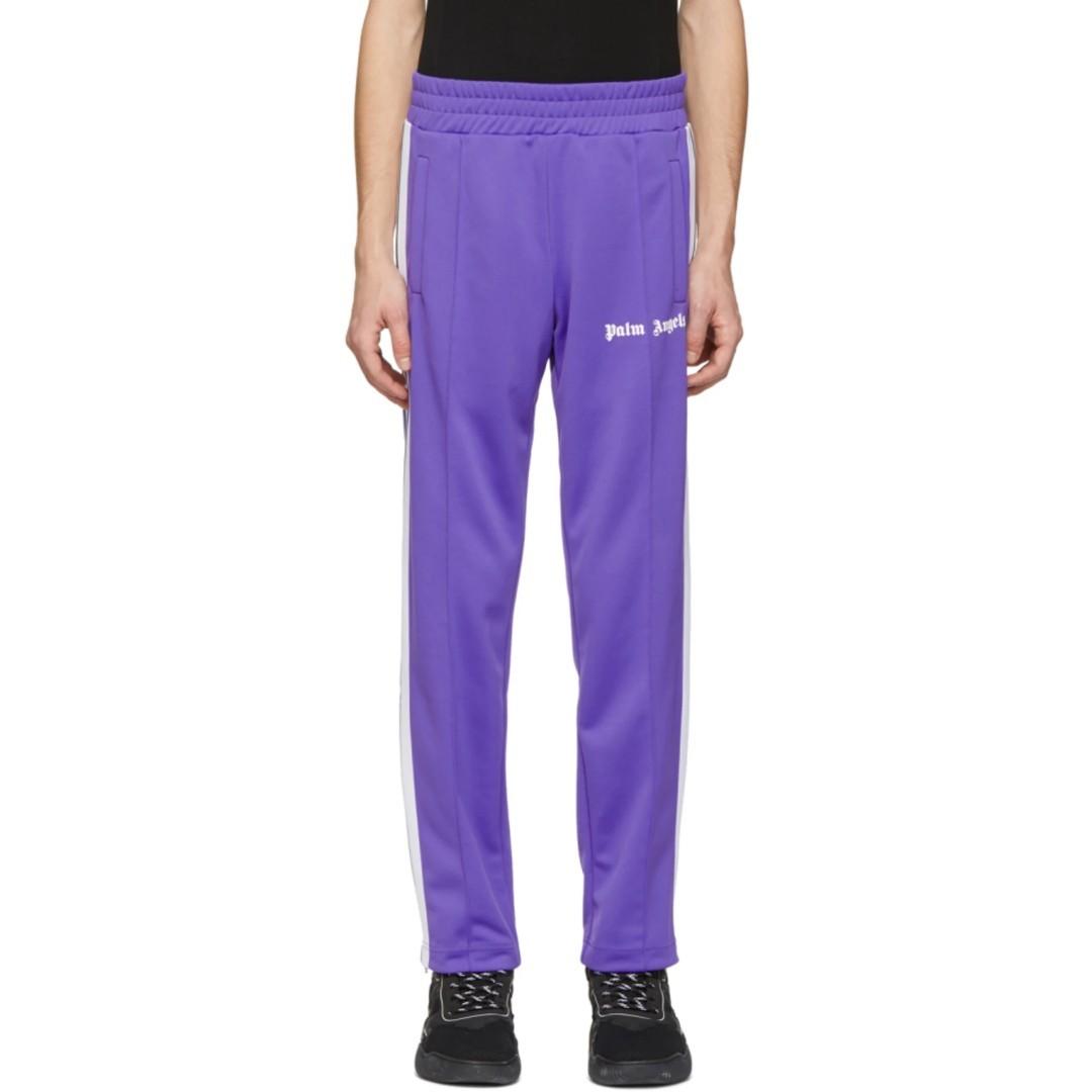 palm angels track pants purple