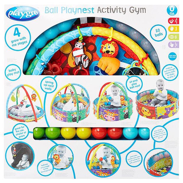 playgro ball playnest activity gym