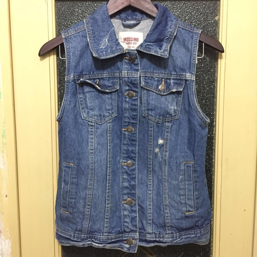 mossimo denim vest