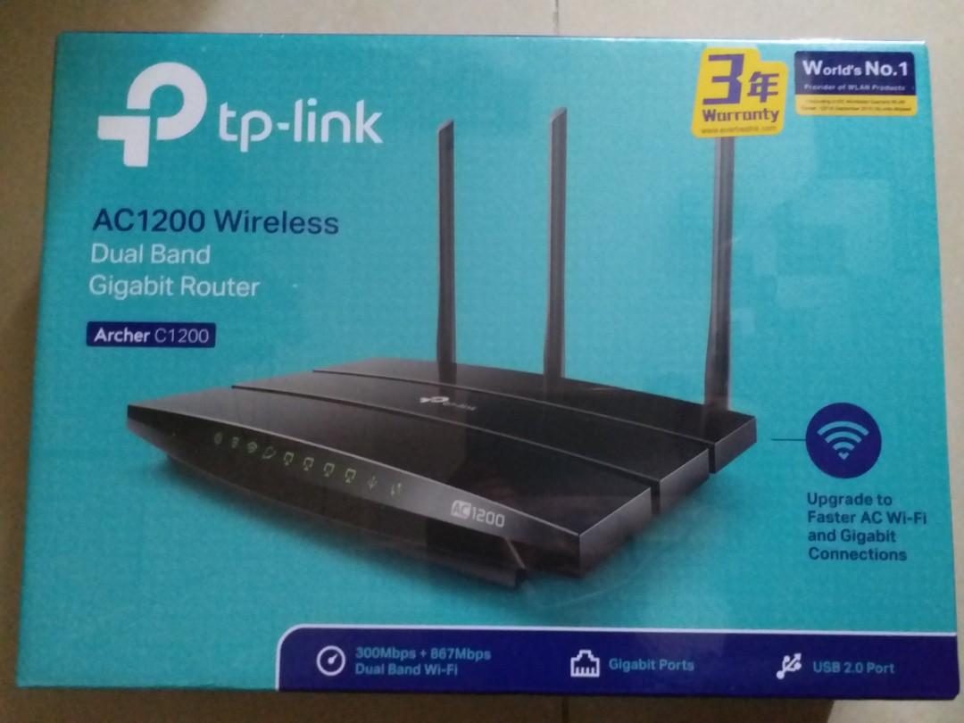 TPlink Archer C1200 Wireless Router, 電腦＆科技, 電腦周邊及配件, Wifi及上網相關產品 Carousell