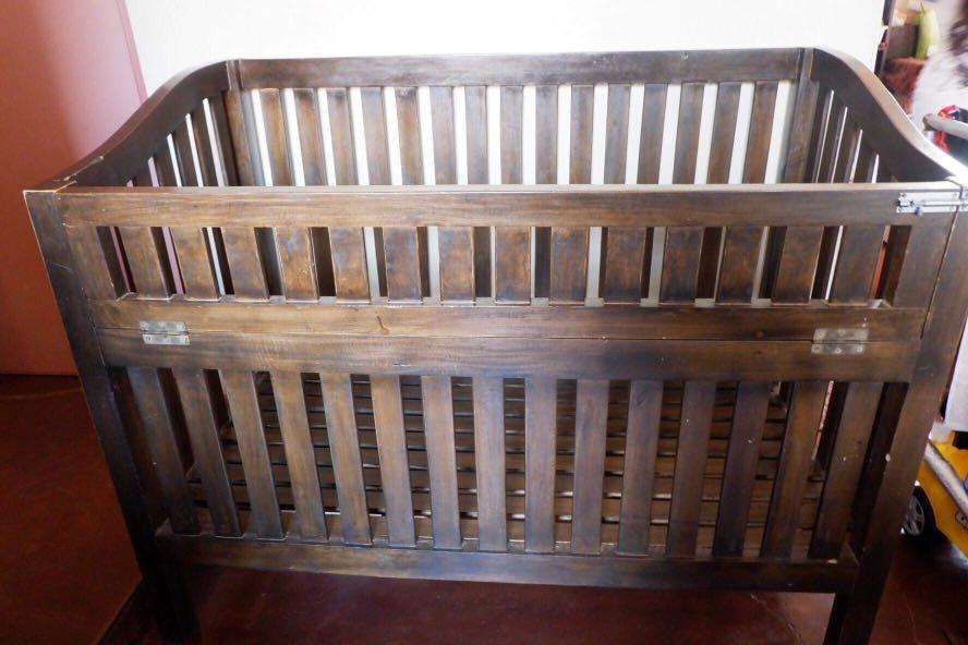 mahogany crib
