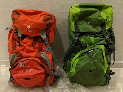 Deuter Futura Pro 36 Green & 34 SL Papaya Lava : Hiking Backpack