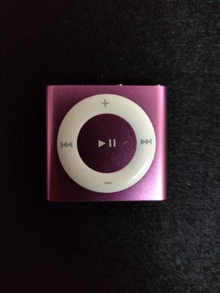 Ipod shuffle 2gb pink with case and charger
